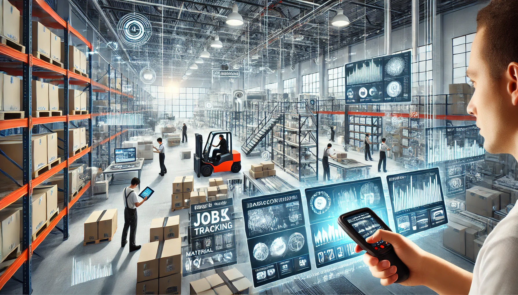 WIPtracker tracking Jobs and Materials